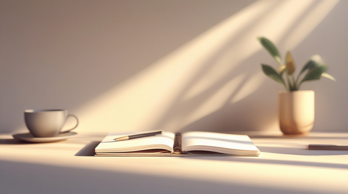 Calm editorial image representing thoughtful communication